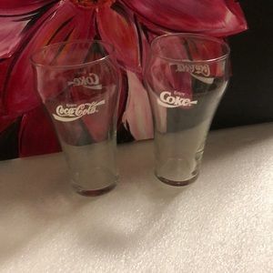 Coca-Cola  clear glasses - set of two -2